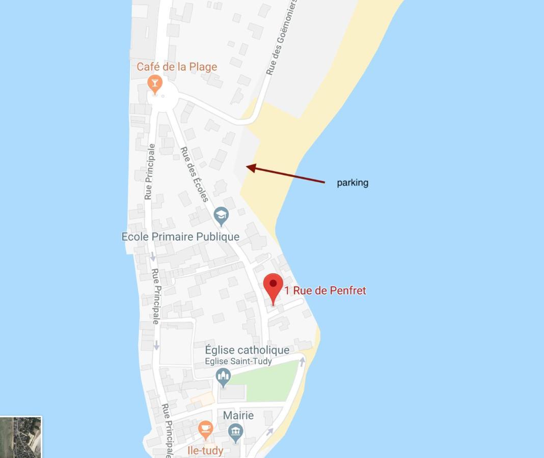 Villa Penfret - 20 Meters From The Beach Île-Tudy Εξωτερικό φωτογραφία